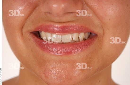 Mouth Emotions Woman White Chubby