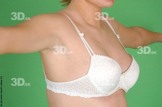 Chest Woman White Underwear Pregnant