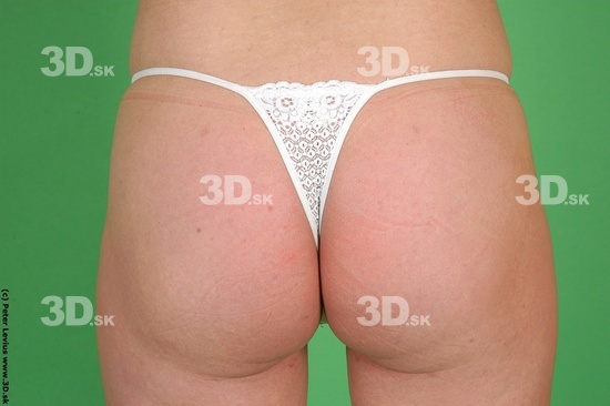 Bottom Woman White Underwear Pregnant
