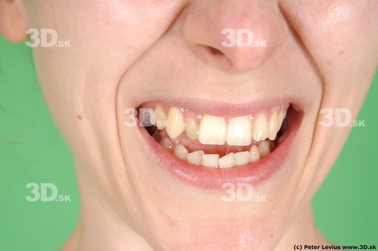 Teeth Emotions Woman White Average