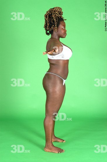 Whole Body Woman Animation references Black Nude Chubby Studio photo references