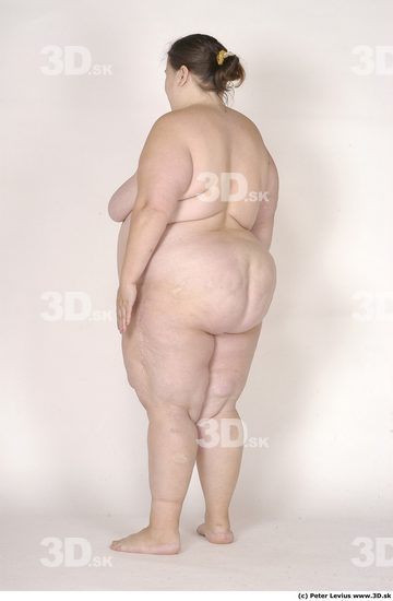 Whole Body Woman White Nude Overweight