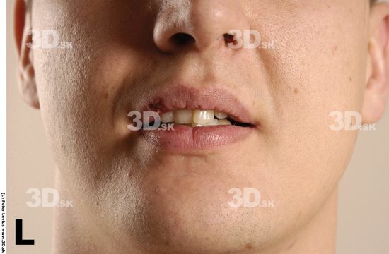 Mouth Whole Body Man Average Studio photo references