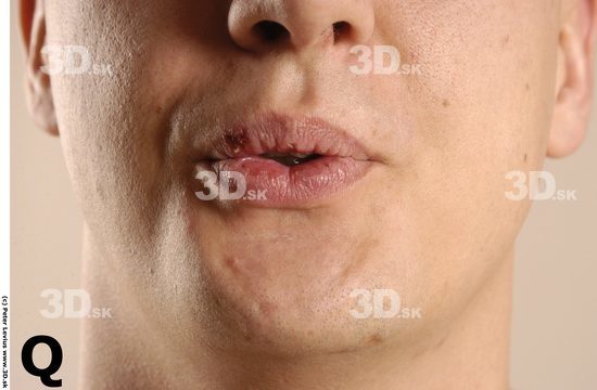 Mouth Whole Body Man Average Studio photo references