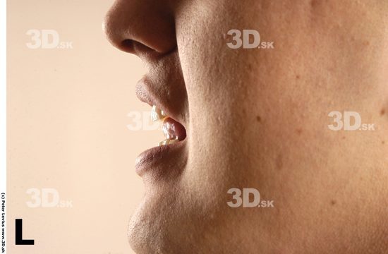 Mouth Whole Body Man Average Studio photo references