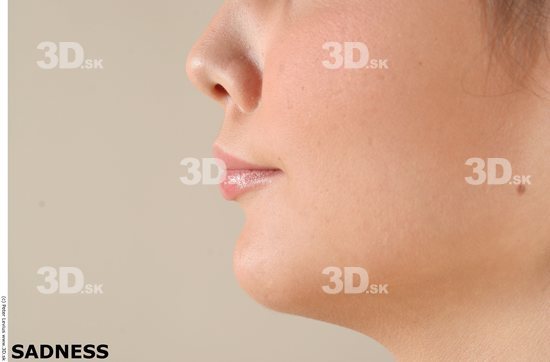 Mouth Emotions Woman White Chubby