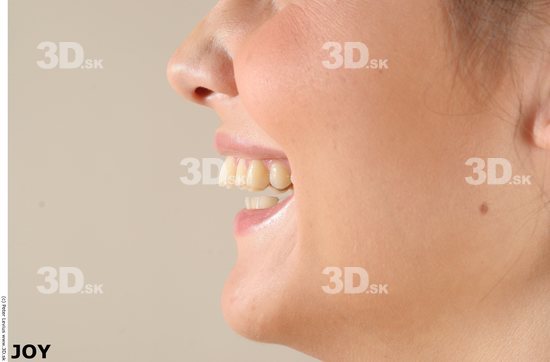 Mouth Emotions Woman White Chubby