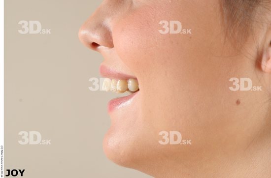 Mouth Emotions Woman White Chubby