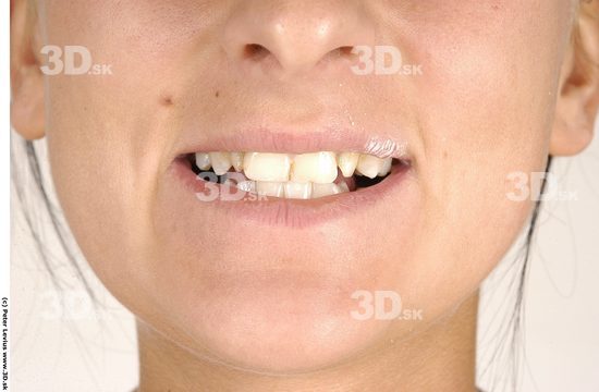 Teeth Woman White Slim