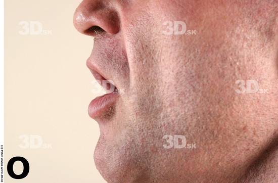 Cheek Phonemes Man White Muscular