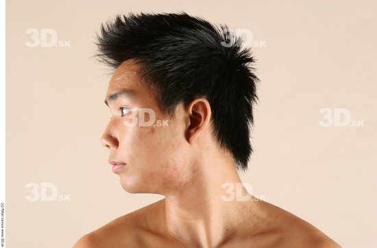 Whole Body Head Phonemes Man Animation references Asian Nude Athletic Studio photo references