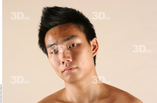 Whole Body Head Phonemes Man Animation references Asian Nude Athletic Studio photo references