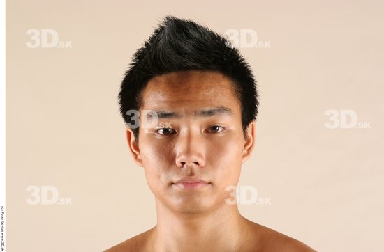 Whole Body Head Phonemes Man Animation references Asian Nude Athletic Studio photo references