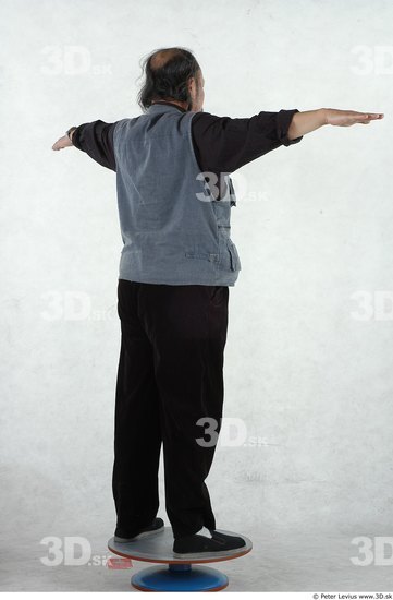 Whole Body Man Asian Overweight Male Studio Poses