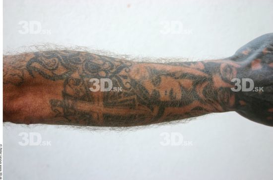 Forearm Man White Tattoo Nude Average