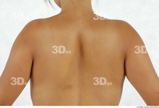 Whole Body Back Woman Asian Nude Average Studio photo references