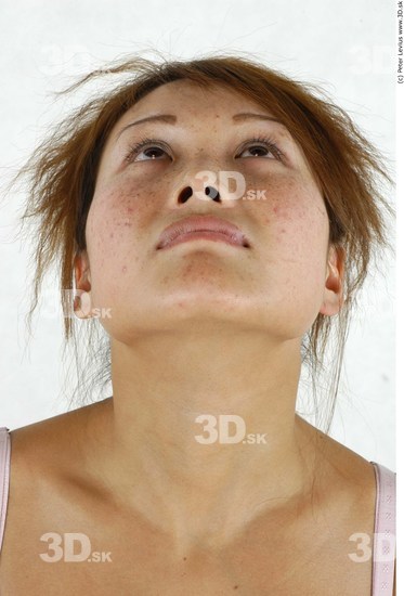 Whole Body Head Woman Asian Average Studio photo references