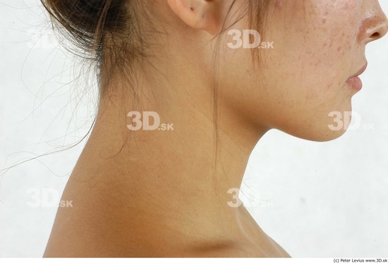 Neck Whole Body Woman Asian Nude Average Studio photo references