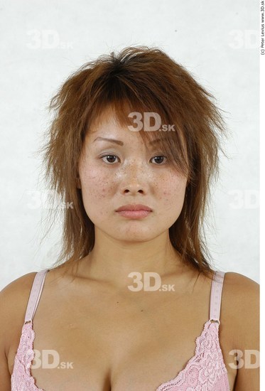 Whole Body Head Woman Asian Average Studio photo references