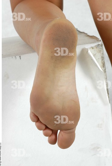 Foot Whole Body Woman Asian Nude Average Studio photo references