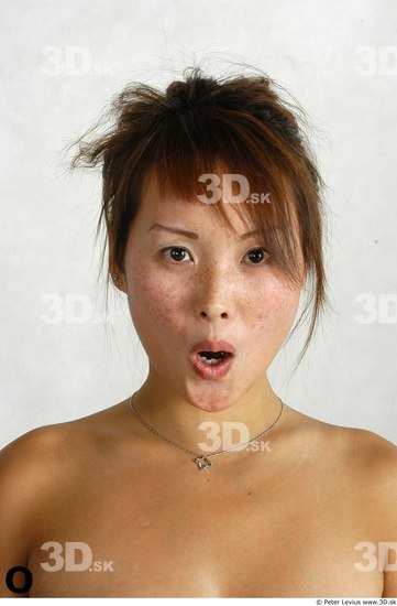 Face Whole Body Phonemes Woman Asian Nude Average Studio photo references