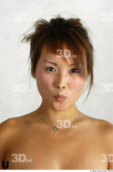 Face Whole Body Phonemes Woman Asian Nude Average Studio photo references