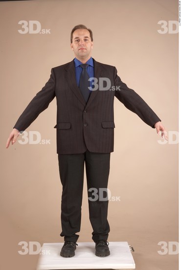 Whole Body Man Formal Average Studio photo references