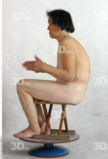 and more Whole Body Phonemes Woman Artistic poses Asian Nude Average Studio photo references