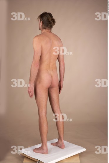 Whole Body Man Nude Athletic Studio photo references