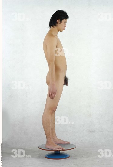 Whole Body Man Asian Slim Male Studio Poses