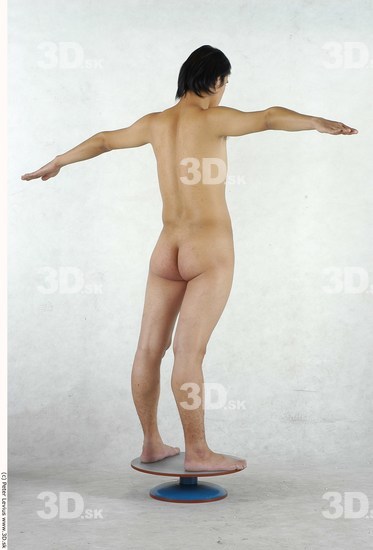 Whole Body Man Asian Slim Male Studio Poses