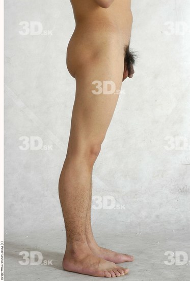 Whole Body Phonemes Man Asian Nude Slim Male Studio Poses