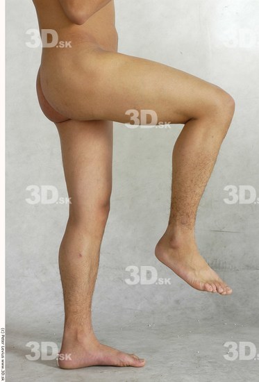 Whole Body Phonemes Man Asian Nude Slim Male Studio Poses