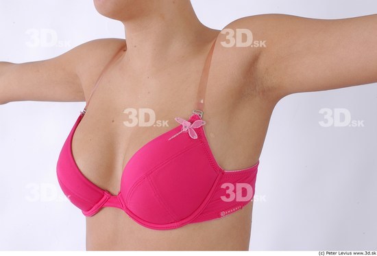 Chest Whole Body Woman Underwear Slim Studio photo references