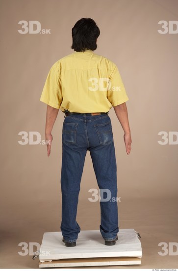 Whole Body Man Overweight Male Studio Poses