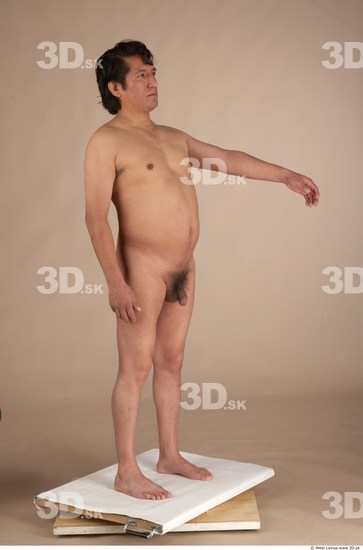 Whole Body Man Overweight Male Studio Poses