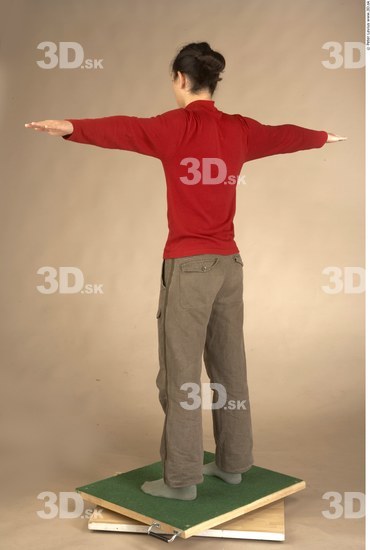 Whole Body Man T poses Casual Athletic Studio photo references