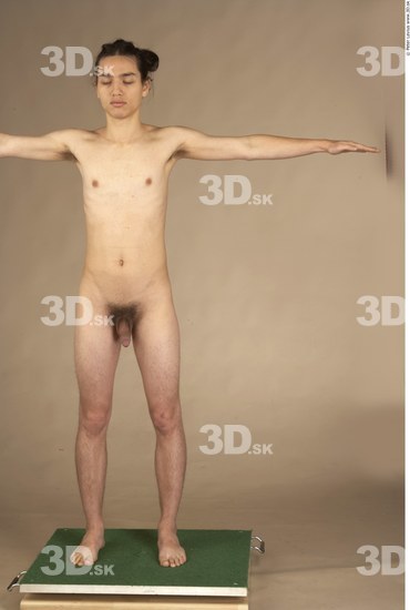 Whole Body Man T poses Nude Athletic Studio photo references