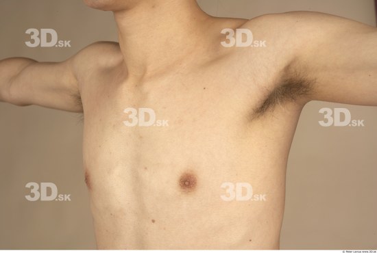 Chest Whole Body Man Nude Athletic Studio photo references