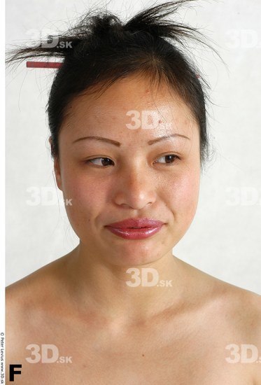 Face Whole Body Phonemes Woman Asian Nude Chubby Studio photo references