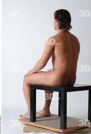 Whole Body Man Artistic poses White Nude Muscular