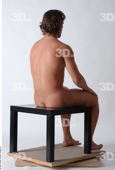 Whole Body Man Artistic poses White Nude Muscular