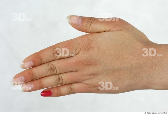 Hand Whole Body Woman Asian Slim Chubby Studio photo references