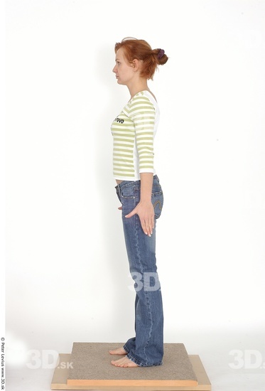 Whole Body Woman White Casual Slim