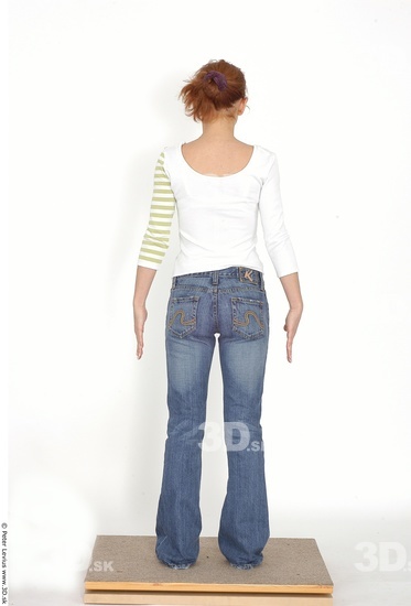 Whole Body Woman White Casual Slim