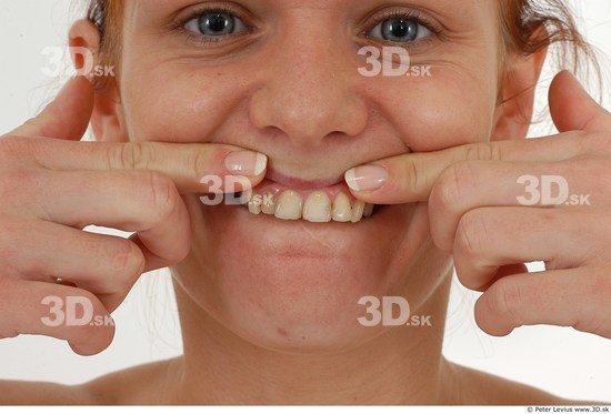 Teeth Woman White Slim