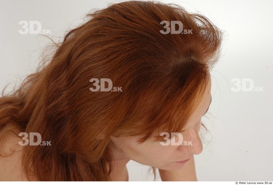 Hair Woman White Slim