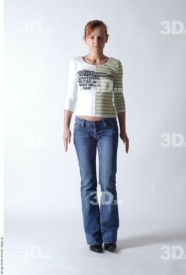 Whole Body Woman Animation references White Casual Slim