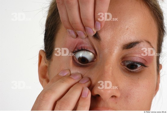 Eye Whole Body Woman Athletic Studio photo references