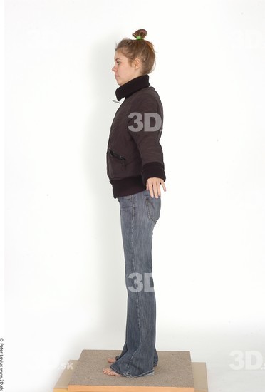 Whole Body Woman Casual Slim Studio photo references